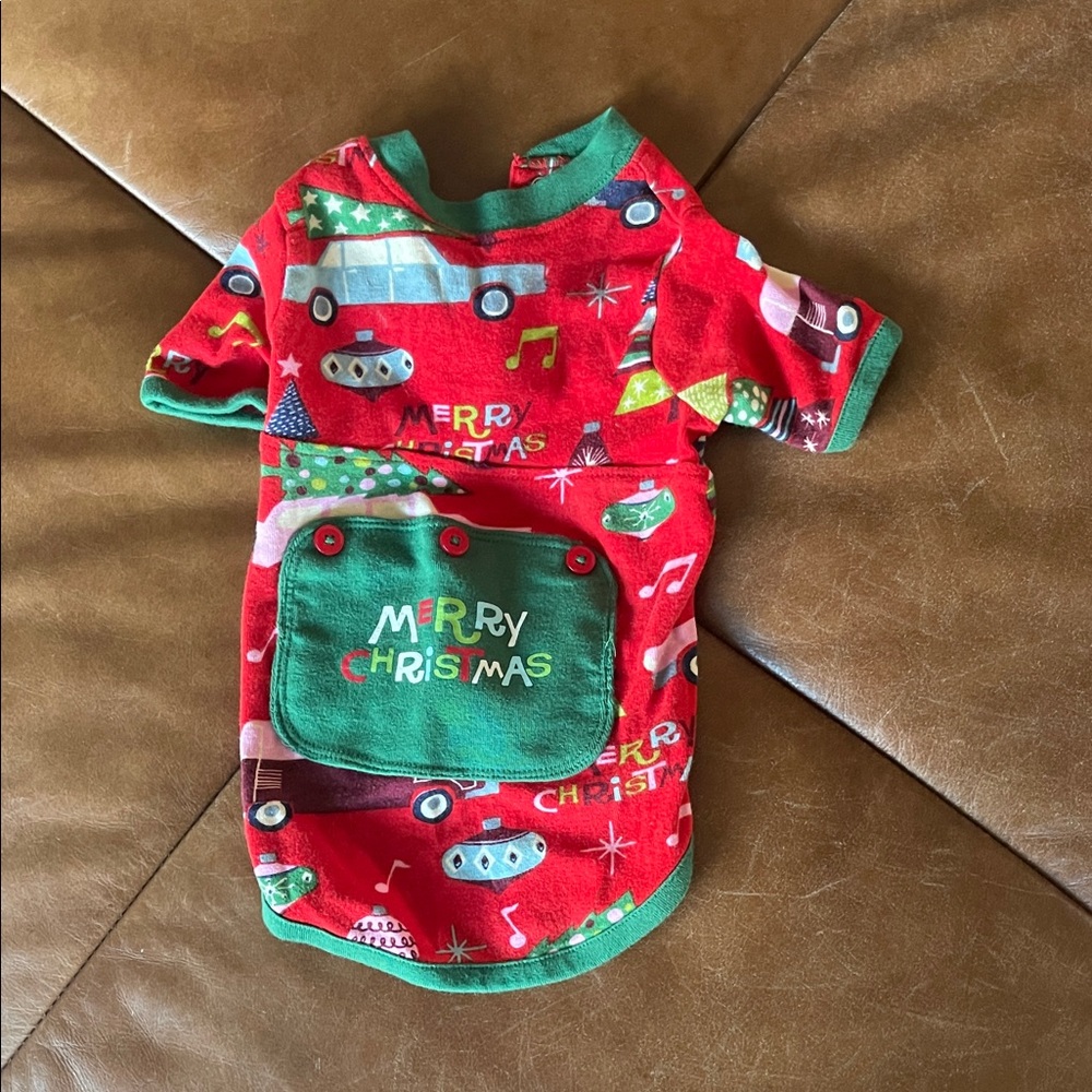 Hatley - Little Blue House Festive Red Merry Christmas Dog Sweater